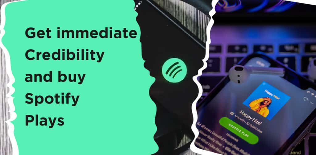 Get immediate credibility and buy Spotify plays from us!