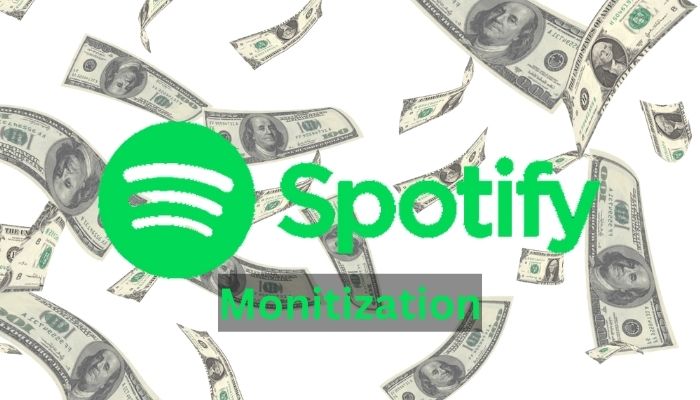 Money and Spotify logo