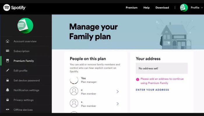 Family Plan For Spotify 